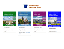 Tablet Screenshot of internationalinsuranceforum.com
